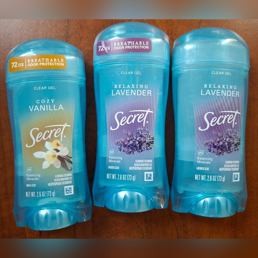 Secret Deoderant Clear Gel 3 Available Price Is For ONE